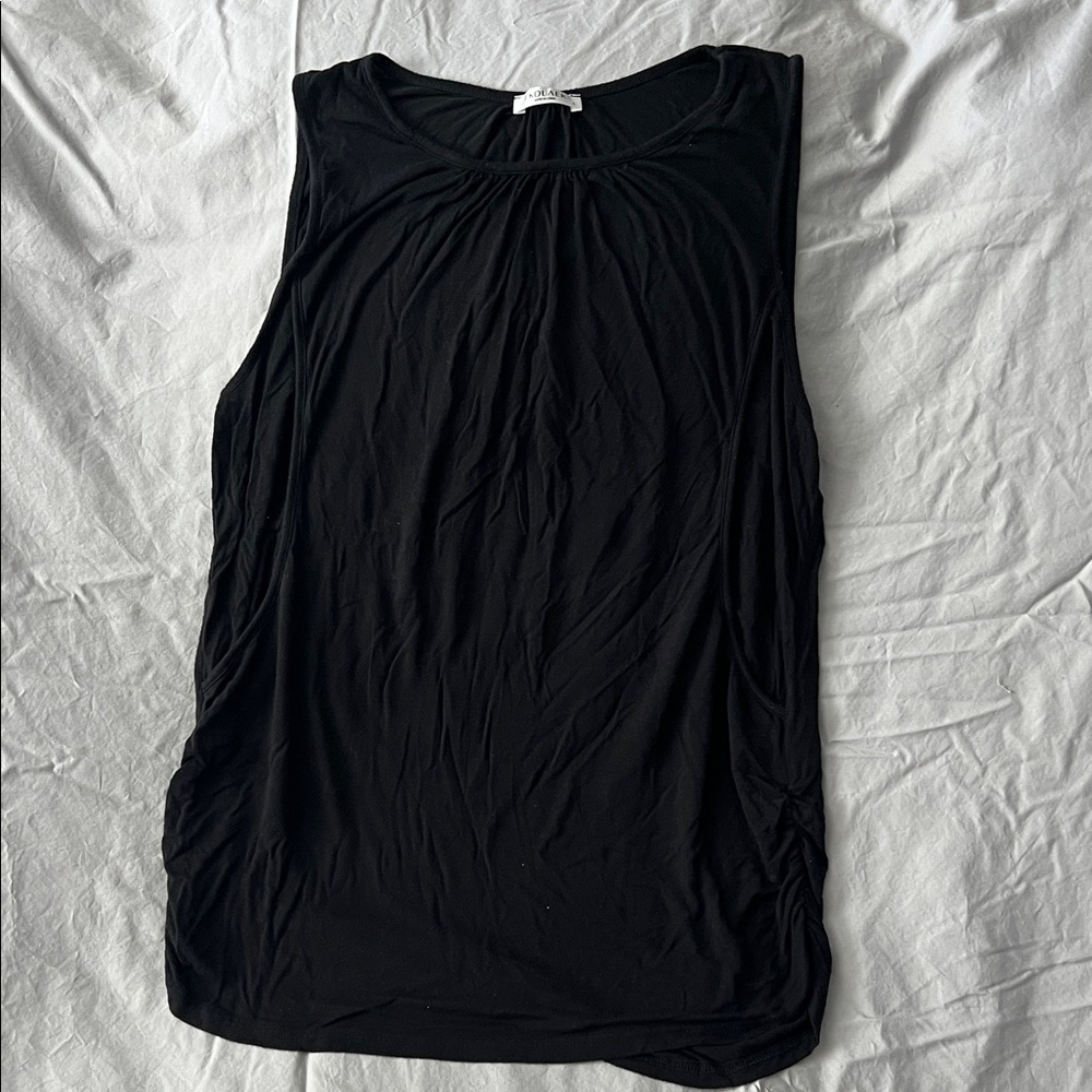 Chic Black Sleeveless Tank Top